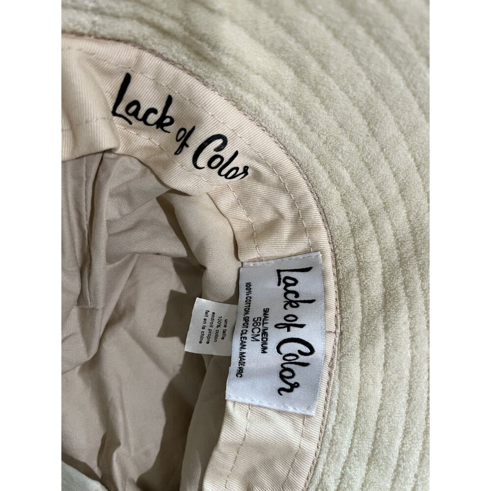Lack Of Color Wave Bucket Hat In Beige Terry - image 4
